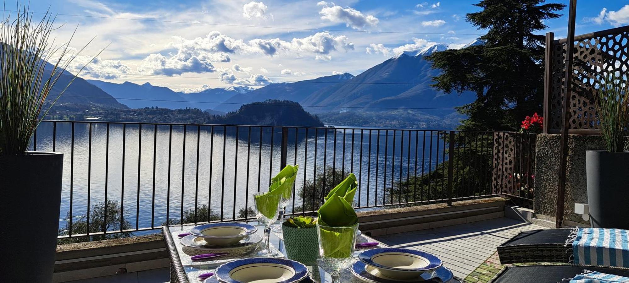 Dream Lake Panorama, Garage In The Center Of Varenna Apartment Luaran gambar